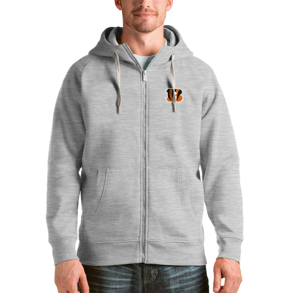Cincinnati Bengals Antigua Victory Full-Zip Hoodie - Heather Gray online