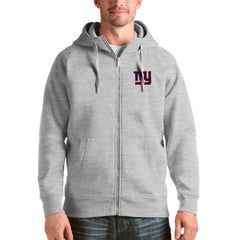 New York Giants Antigua Victory Full-Zip Hoodie - Heather Gray for sale