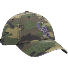 Colorado Rockies Team Clean Up Adjustable Hat Camo