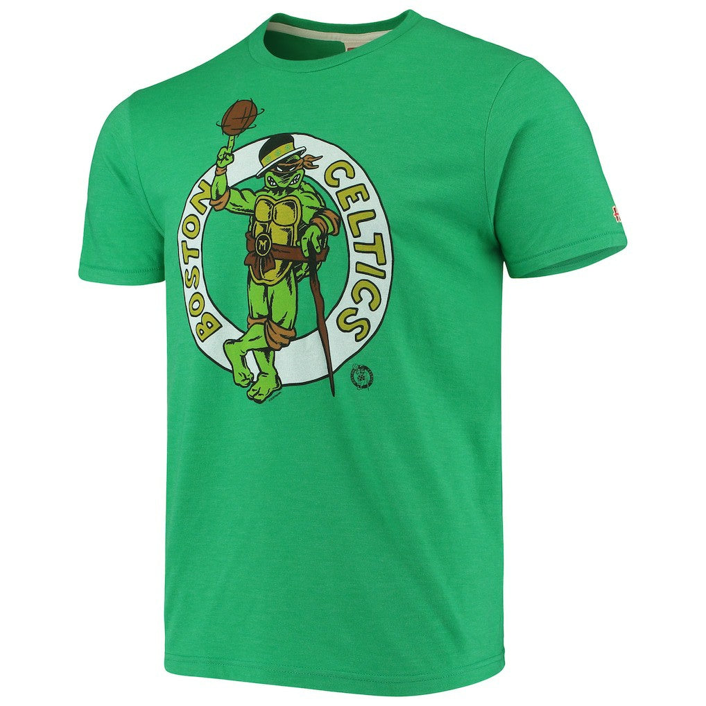 Boston Celtics Homage NBA x Teenage Mutant Ninja Turtles Tri-Blend T-Shirt - Kelly Green shop