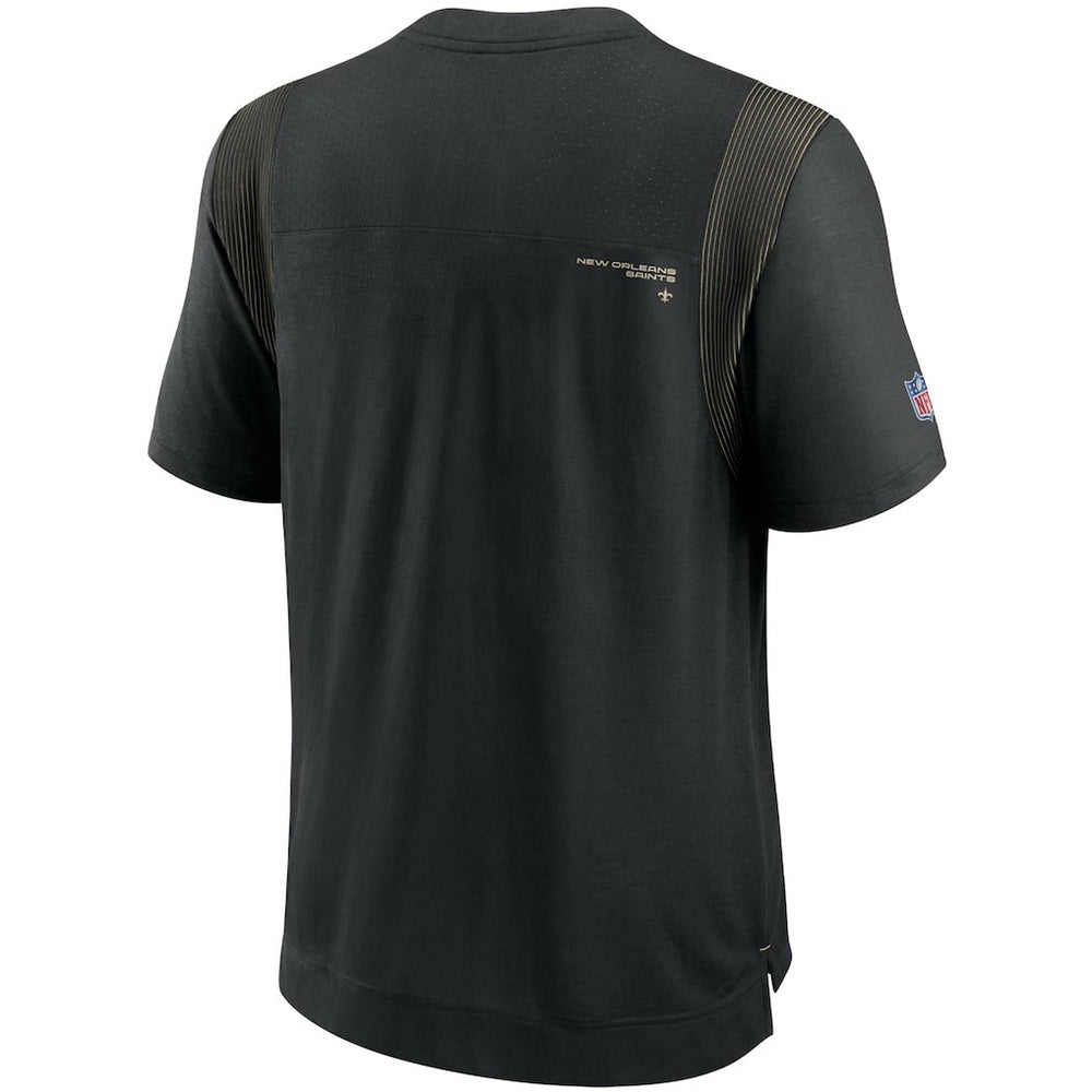 New Orleans Saints Sideline Player UV Performance T-Shirt - Black on sale