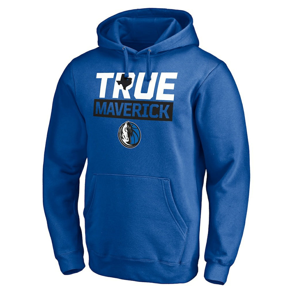 Dallas Mavericks Post Up Hometown Collection Fitted Pullover Hoodie sale - Blue online