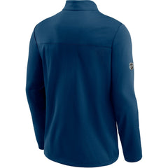 Seattle Kraken Fanatics Authentic Pro Travel and Training Quarter-Zip Jacket - Deep Sea Blue Jackets