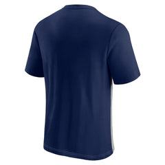New England Patriots Colorblock T-Shirt - Navy/Heathered Gray outlet