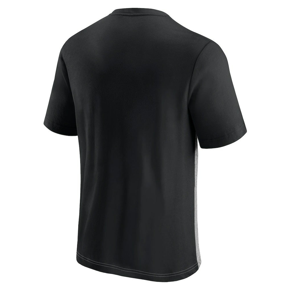 Jacksonville Jaguars Colorblock T-Shirt - Black/Heathered Gray sale
