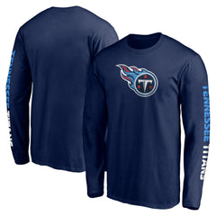 Tennessee Titans Front Runner Long Sleeve T-Shirt - Navy on sale
