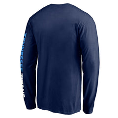 Tennessee Titans Front Runner Long Sleeve T-Shirt - Navy on sale