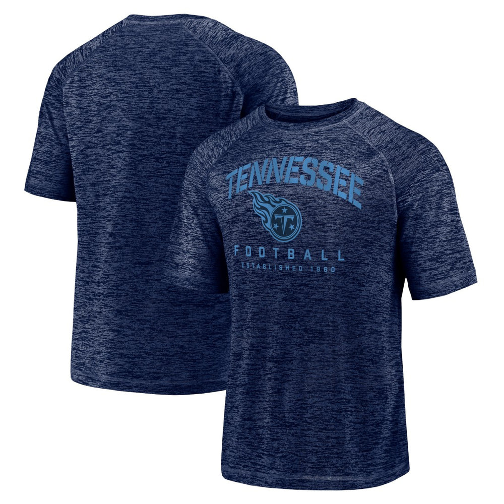 Tennessee Titans Shade Battle Ready Raglan Space-Dye T-Shirt - Navy online