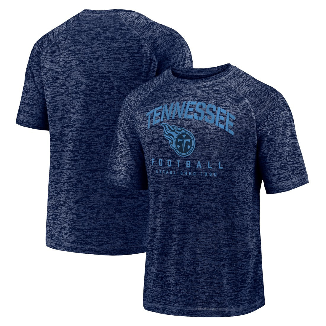 Tennessee Titans Shade Battle Ready Raglan Space-Dye T-Shirt - Navy online
