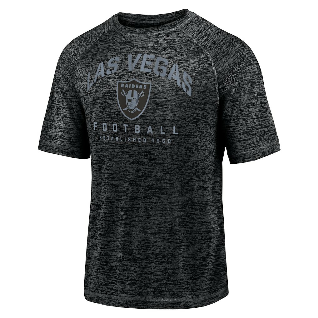 Las Vegas Raiders Shade Battle Ready Raglan Space-Dye T-Shirt - Black online