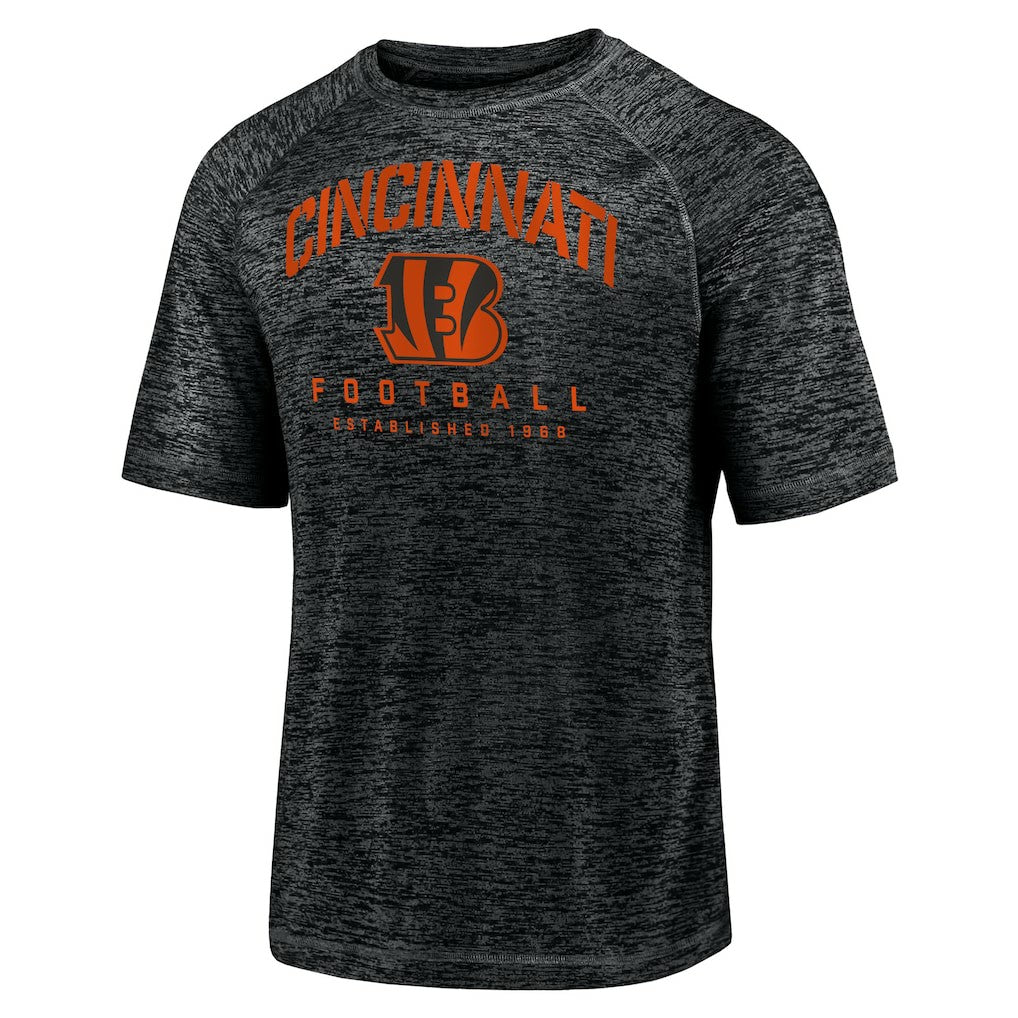 Cincinnati Bengals Shade Battle Ready Raglan Space-Dye T-Shirt - Black cheap