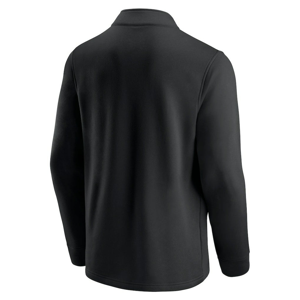 Las Vegas Raiders Block Party Quarter-Zip Jacket - Black/Silver outlet