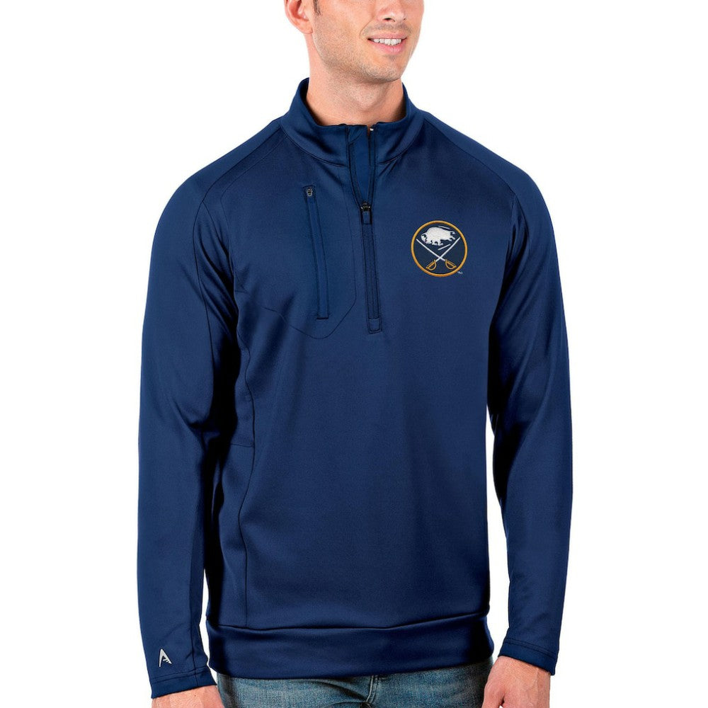 Buffalo Sabres Antigua Generation Quarter-Zip Pullover Jacket - Royal Pullover