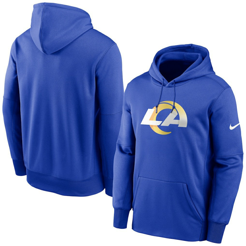 Los Angeles Rams Primary Logo Therma Performance Pullover Hoodie - Royal online