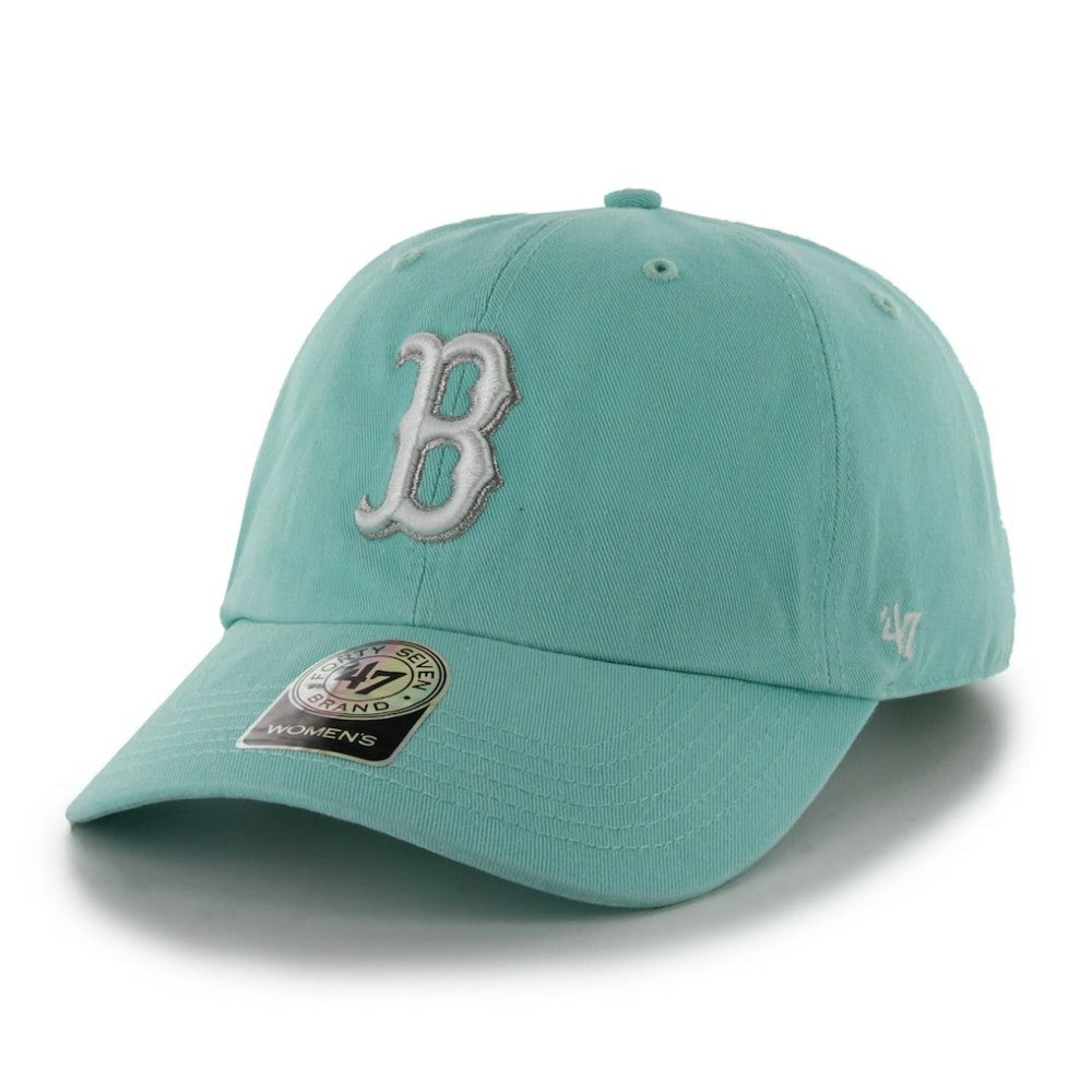 Boston Red Sox Women's Tiffany Clean Up Adjustable Hat Aqua