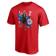 Kawhi Leonard LA Clippers Pick & Roll T-Shirt - Red on sale