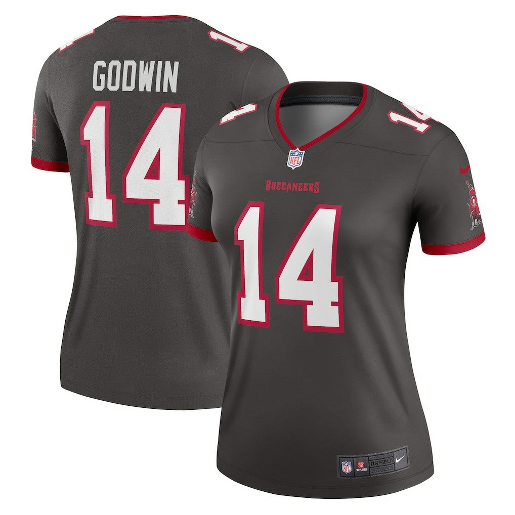 Chris Godwin Tampa Bay Buccaneers Women's Alternate Legend Player Performance Top - Pewter sale