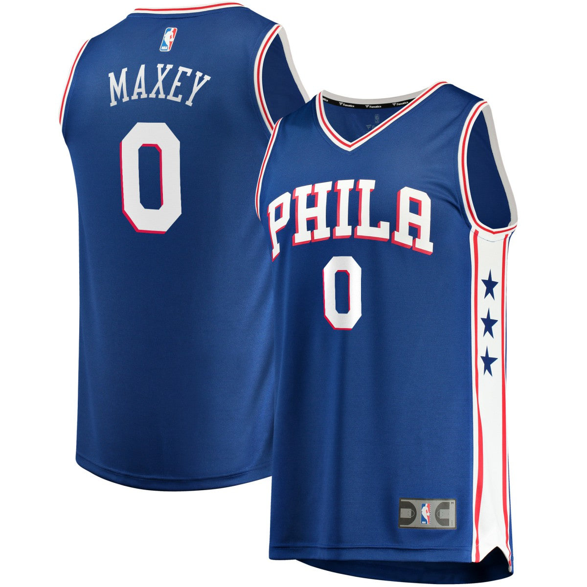 Tyrese Maxey Philadelphia 76ers Fast Replica Jersey Royal - Icon Edition cheap