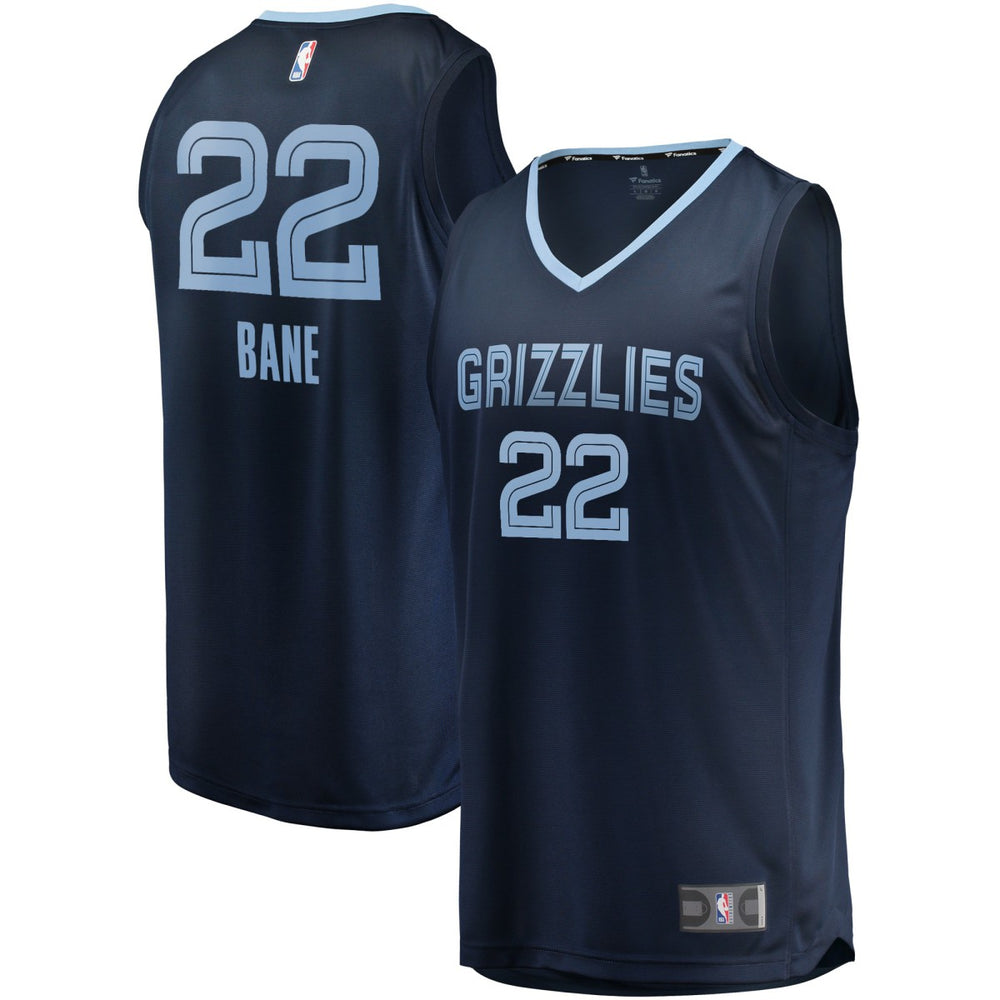Desmond Bane Memphis Grizzlies 2020 NBA Draft First Round Pick Fast Break Replica Jersey Navy - Icon Edition cheap