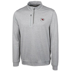 Kansas City Chiefs Cutter & Buck Stealth Quarter-Zip Jacket - Cream online