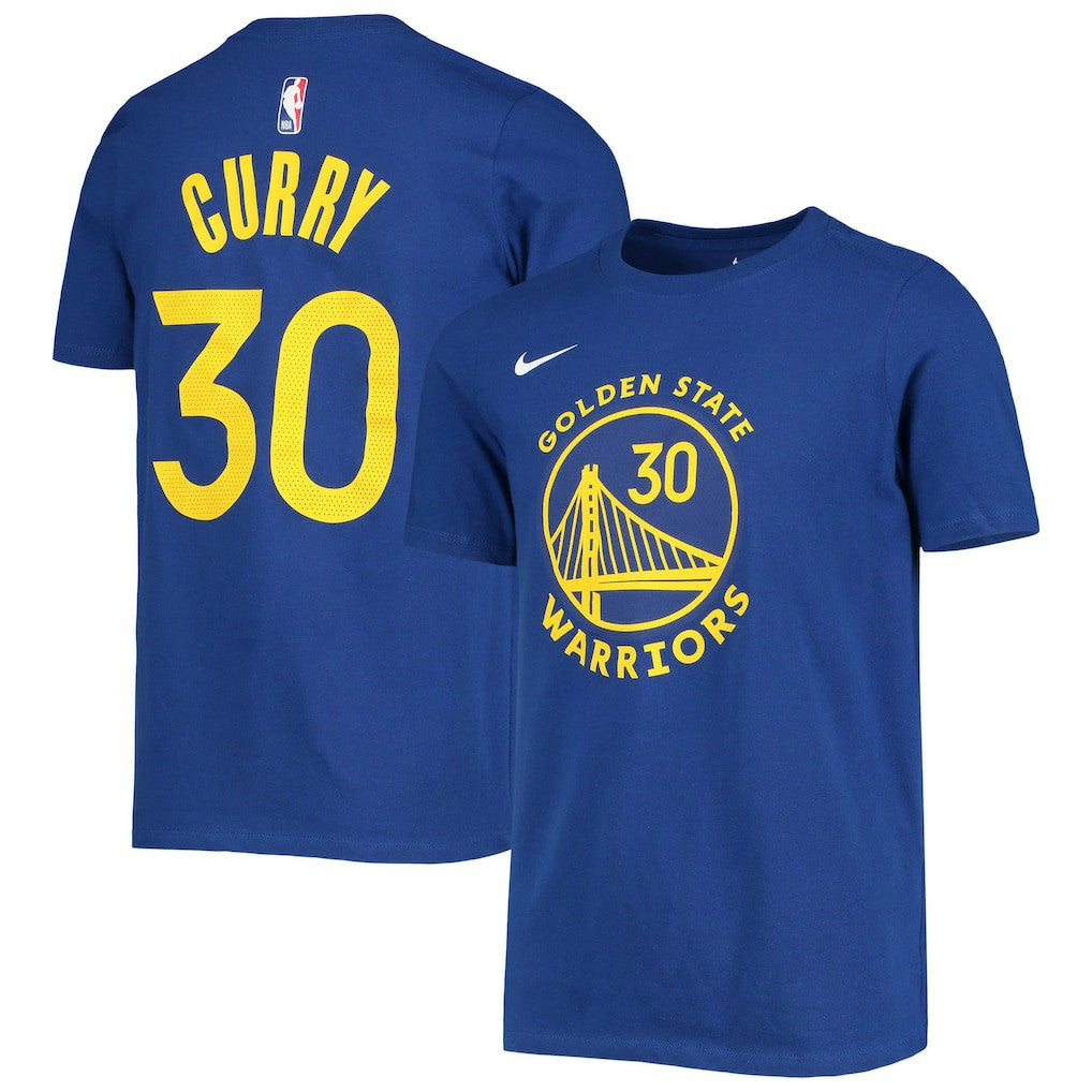 Stephen Curry Golden State Warriors Youth Logo Name & Number Performance T-Shirt sale - Royal shop