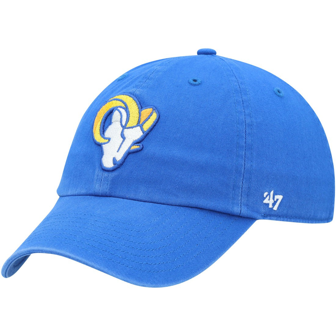 Los Angeles Rams '47 Clean Up Primary Logo Adjustable Hat - Royal discount
