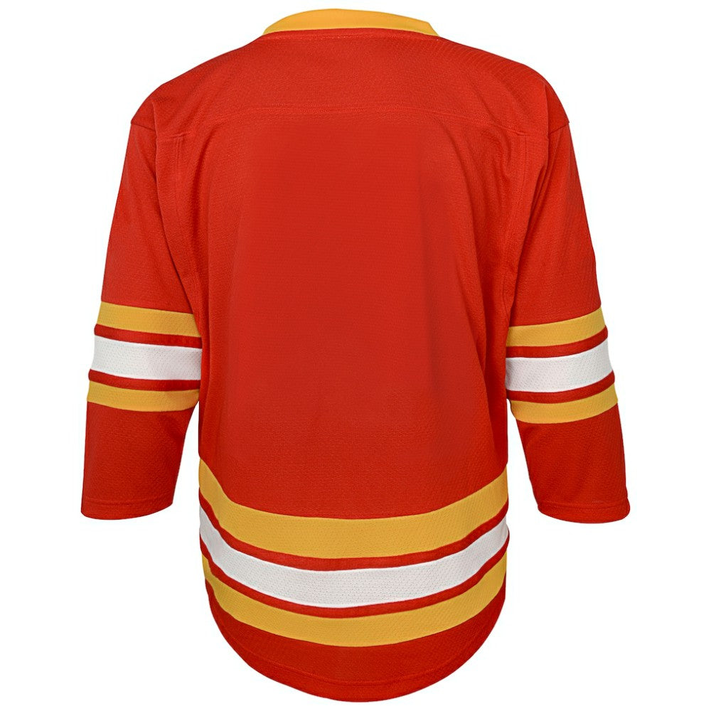 Calgary Flames Youth Home Replica Blank Jersey - Red Jerseys