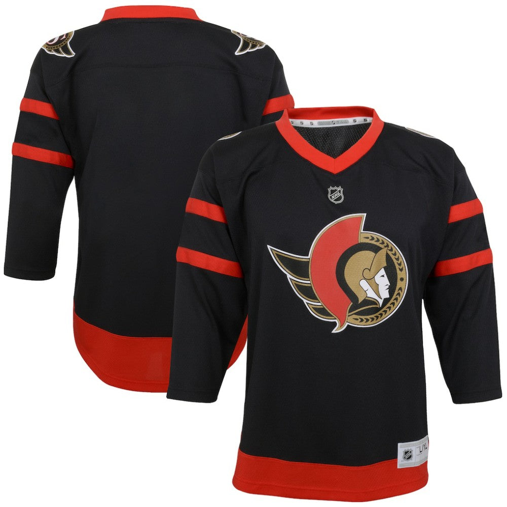 Ottawa Senators Youth Home Replica Blank Jersey - Black Jerseys