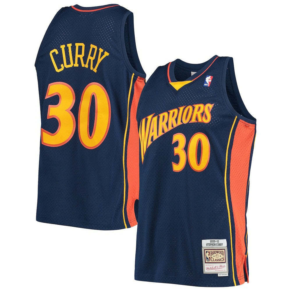 Stephen Curry Golden State Warriors Hardwood Classics Swingman Jersey sale - Navy for sale