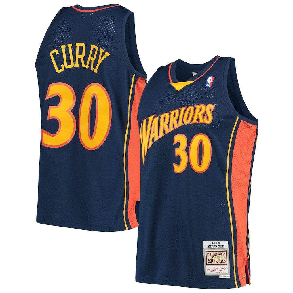 Stephen Curry Golden State Warriors Hardwood Classics Swingman Jersey sale - Navy for sale