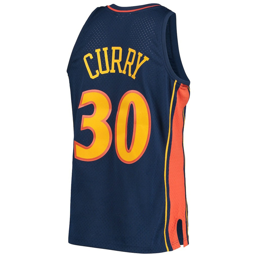 Stephen Curry Golden State Warriors Hardwood Classics Swingman Jersey sale - Navy for sale
