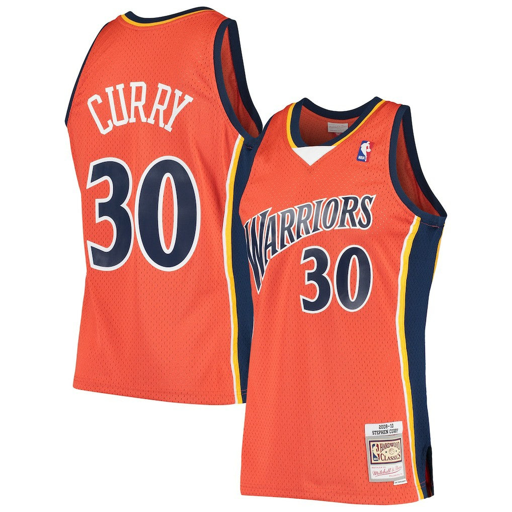Stephen Curry Golden State Warriors Hardwood Classics Swingman Jersey sale - Orange online