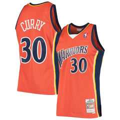 Stephen Curry Golden State Warriors Hardwood Classics Swingman Jersey sale - Orange online