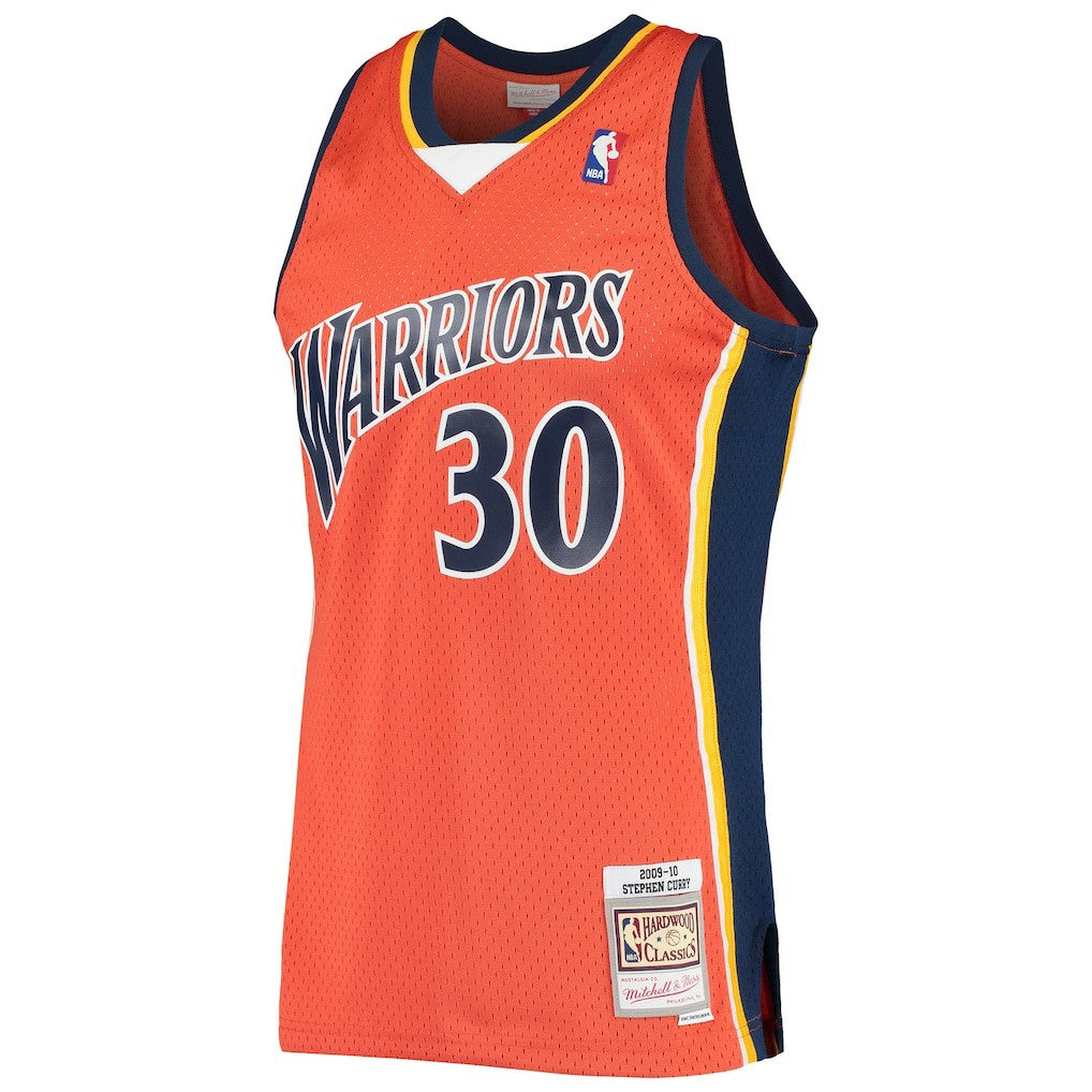 Stephen Curry Golden State Warriors Hardwood Classics Swingman Jersey sale - Orange online