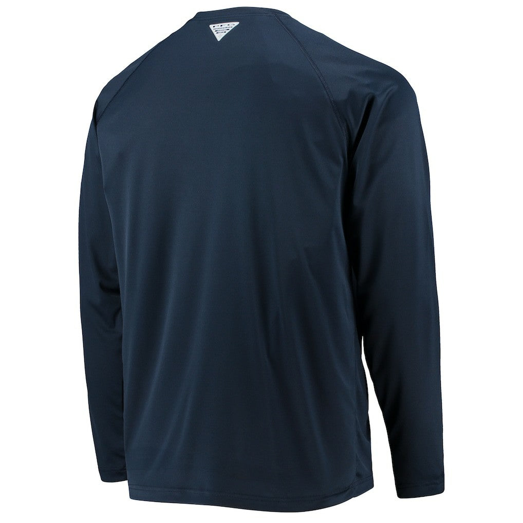 Dallas Cowboys Terminal Tackle Omni-Shade Raglan Long Sleeve T-Shirt - Navy cheap