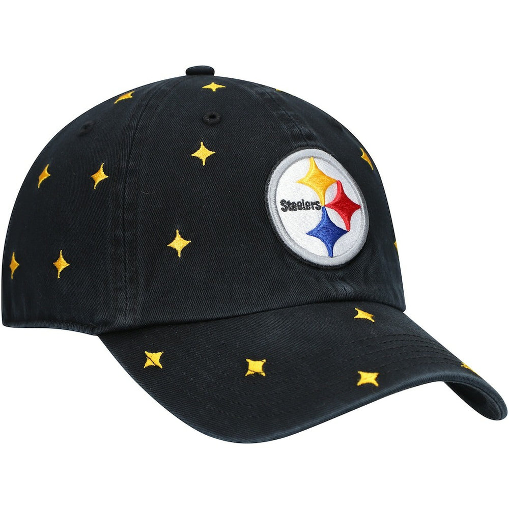 Pittsburgh Steelers '47 Women's Confetti Clean Up Adjustable Hat - Black/Gold discount