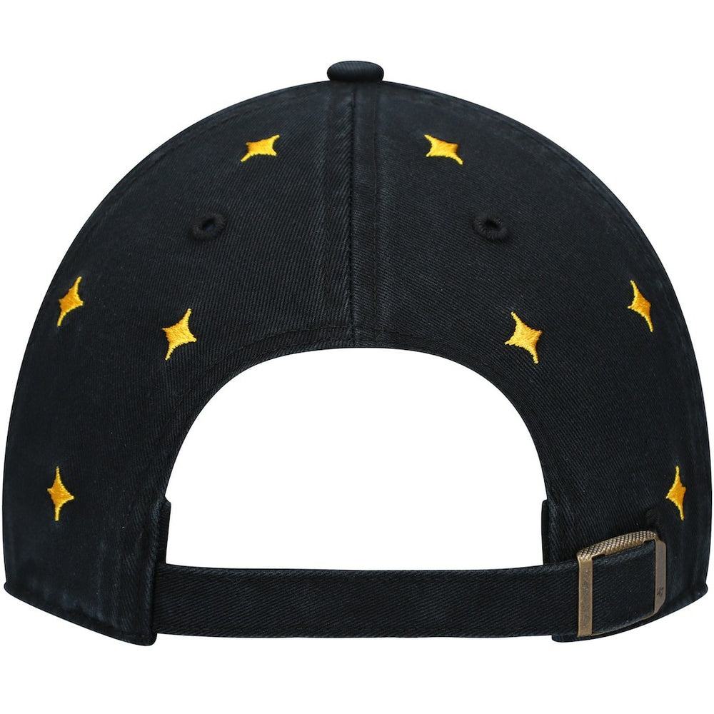 Pittsburgh Steelers '47 Women's Confetti Clean Up Adjustable Hat - Black/Gold discount