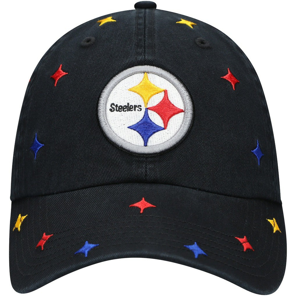 Pittsburgh Steelers '47 Women's Multi Confetti Clean Up Adjustable Hat - Black discount
