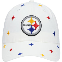 Pittsburgh Steelers '47 Women's Multi Confetti Clean Up Adjustable Hat - White online