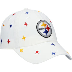 Pittsburgh Steelers '47 Women's Multi Confetti Clean Up Adjustable Hat - White online