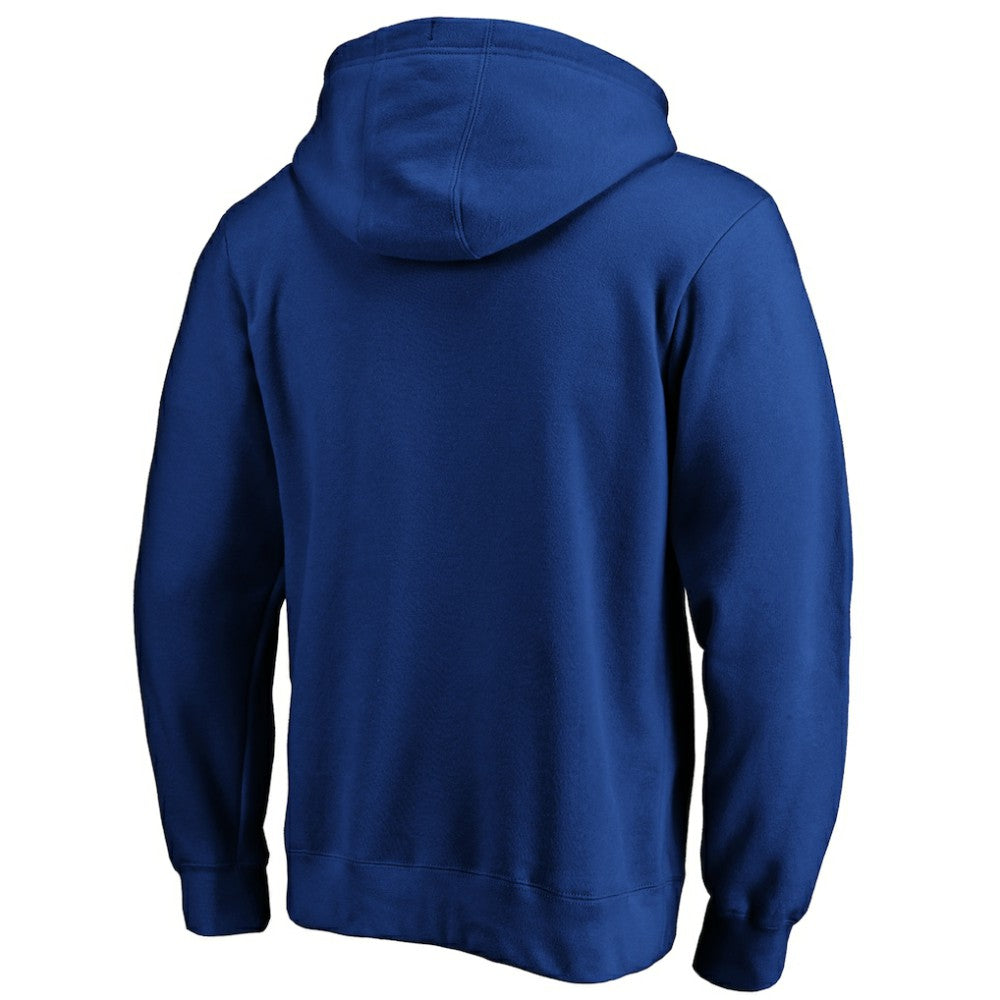 New York Mets Cooperstown Collection Huntington Logo Fitted Pullover Hoodie Royal