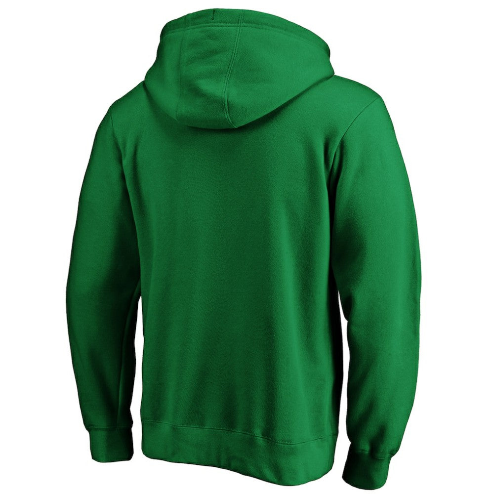 Oakland Athletics Cooperstown Collection Huntington Logo Fitted Pullover Hoodie Kelly Green