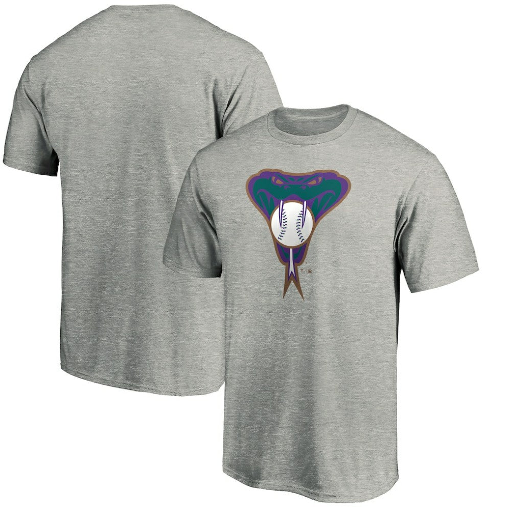 Arizona Diamondbacks Cooperstown Collection Huntington Logo T-Shirt Heathered Gray