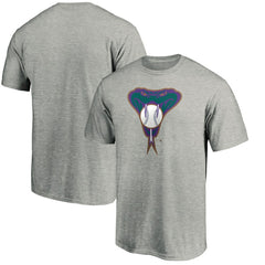 Arizona Diamondbacks Cooperstown Collection Huntington Logo T-Shirt Heathered Gray