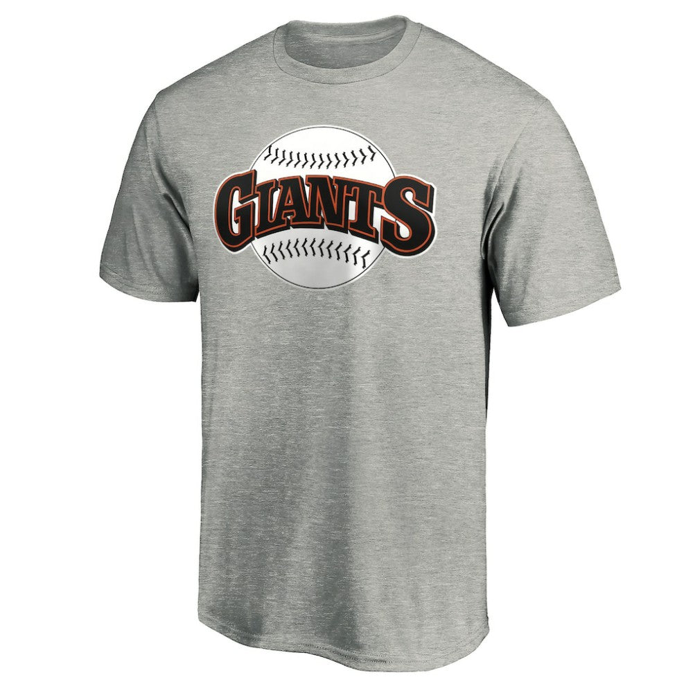 San Francisco Giants Cooperstown Collection Huntington Logo T-Shirt Heathered Gray