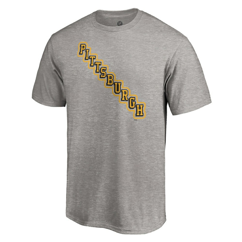 Pittsburgh Penguins Special Edition Secondary Logo T-Shirt - Heather Gray T-shirts
