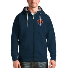 Chicago Bears Antigua Bear Head Victory Full-Zip Hoodie - Navy discount