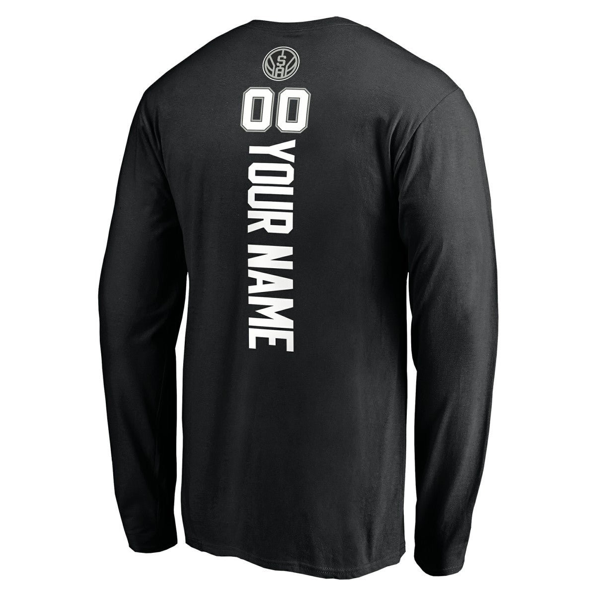 San Antonio Spurs Playmaker Personalized Name & Number Long Sleeve T-Shirt - Black cheap