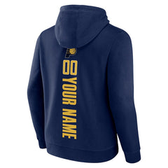 Indiana Pacers Playmaker Personalized Name & Number Pullover Hoodie - Navy shop
