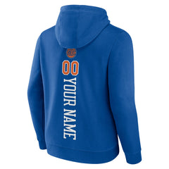 New York Knicks Playmaker Personalized Name & Number Pullover Hoodie - Blue discount